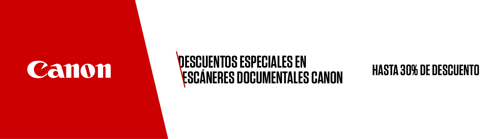 Descuentos especiales en escáneres documentales Canon